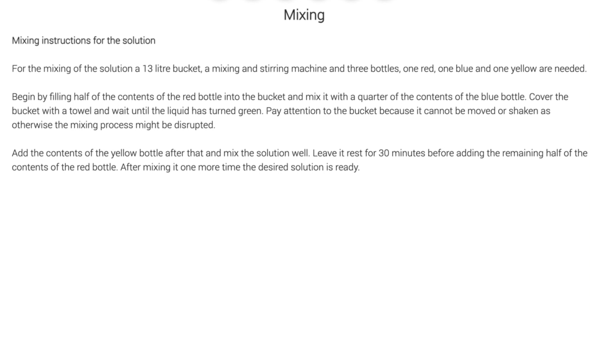 Cut-e Understanding of Basic Instructions (scales verbal instruct) test showing written instructions with questions